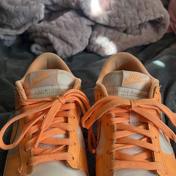 Nike- Peach and Cream Dunks - Picture 4 of 5